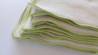 Medium Winged Perfect Fit Preflat (Prefold) in Black-Fruit of the Womb Diapers