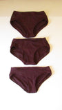 comparison of panties rise: high, mid, and low