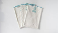 Medium Winged Perfect Fit Preflat (Prefold) in Black-Fruit of the Womb Diapers