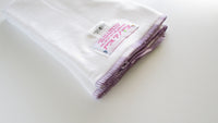 Medium Winged Perfect Fit Preflat (Prefold) in Black-Fruit of the Womb Diapers