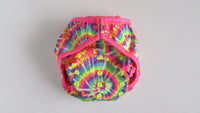 Prissy Pants Neon Tie Dye Diaper Cover-Fruit of the Womb Diapers