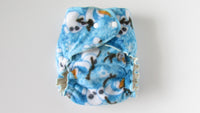 Organic Bamboo Hybrid Fitted in your choice of Print or Color-Fruit of the Womb Diapers