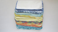 12 Organic Bamboo cloth wipes-Fruit of the Womb Diapers
