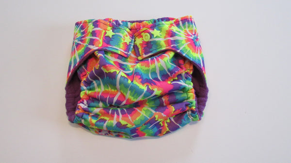 Neon Tie Dye Print pocket palz-Fruit of the Womb Diapers