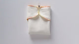 Medium Winged Perfect Fit Preflat (Prefold) in Black-Fruit of the Womb Diapers