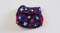 Pocket palz Pocket Diaper in Red and White Stars print-Fruit of the Womb Diapers