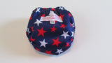Pocket palz Pocket Diaper in Red and White Stars print-Fruit of the Womb Diapers