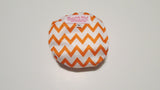 Orange Chevron Print pocket palz-Fruit of the Womb Diapers