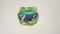 Pocket Palz Pocket Diaper in Breastfeeding print with engraved breastfeeding snaps-Fruit of the Womb Diapers