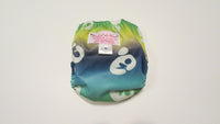 Pocket Palz Pocket Diaper in Breastfeeding print with engraved breastfeeding snaps-Fruit of the Womb Diapers